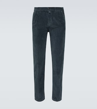 Pantalones rectos de pana de algodón | Kiton