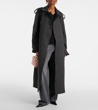Wool-blend trench coat | JW Anderson
