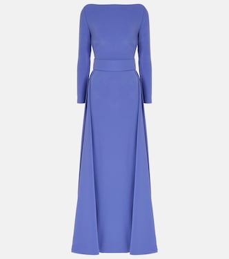 Abito lungo Shayla in crêpe | Solace London