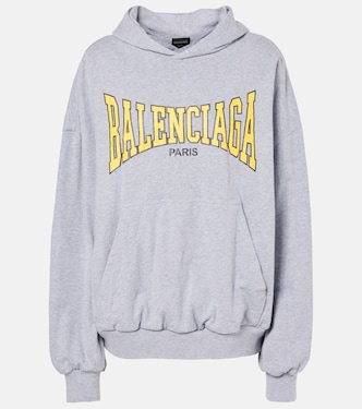 Sudadera con capucha de algodón con logo | Balenciaga