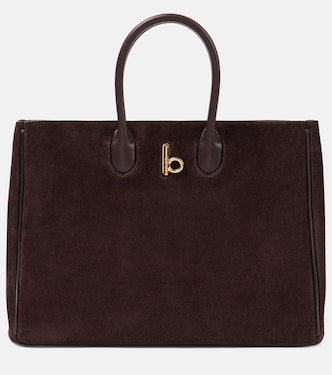 Rocking Horse Medium suede tote bag | Burberry