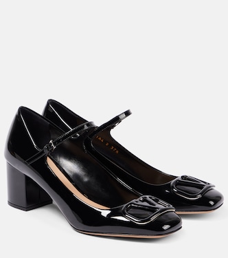Mary-Jane-Pumps VLogo Signature 60 aus Lackleder | Valentino Garavani