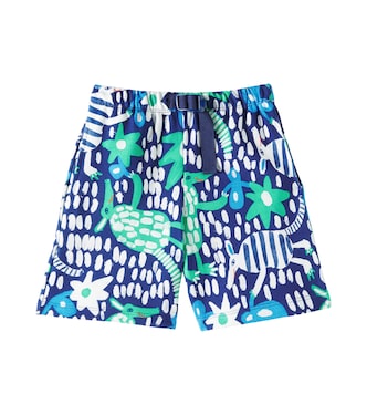 Bermuda in misto cotone con stampa | Fábula