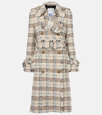 Burberry Check bouclé coat | Burberry