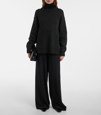 Pantaloni a gamba larga Hulin in seta | Joseph