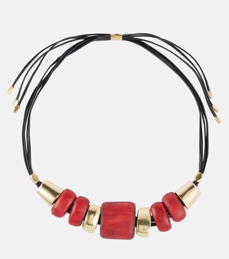 Paradise beaded leather necklace | Isabel Marant