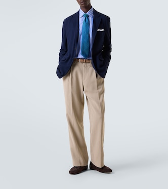 Camisa en popelín de algodón a rayas | Charvet