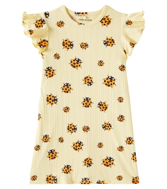 Kleid Ladybugs aus Jersey | Mini Rodini