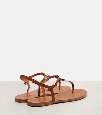 Chloé Charms leather thong sandals | Chloé