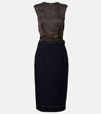 Twill midi dress | Maison Margiela