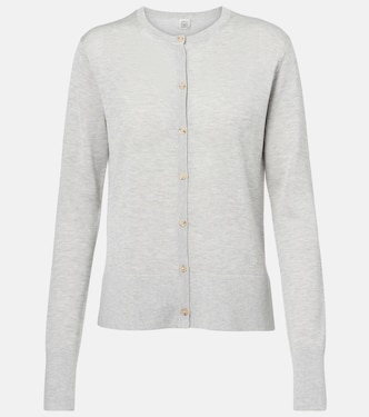 Cardigan con logo | Toteme