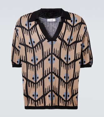 Jacquard polo shirt | Commas