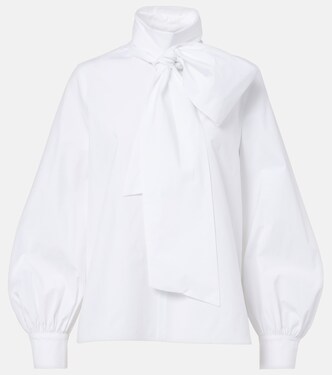 Bosforo cotton-blend poplin blouse | Max Mara