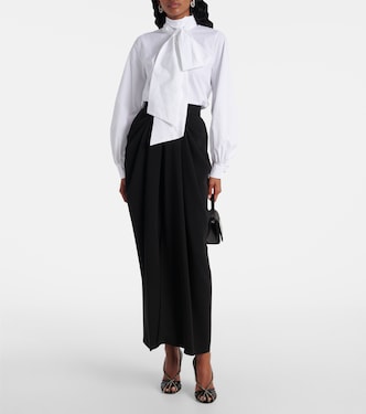 Bosforo cotton-blend poplin blouse | Max Mara