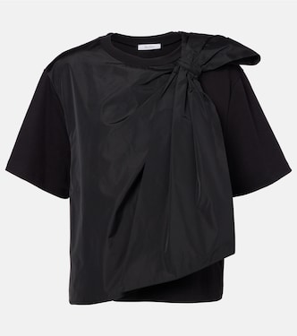 T-Shirt Colle aus Baumwoll-Jersey | Max Mara