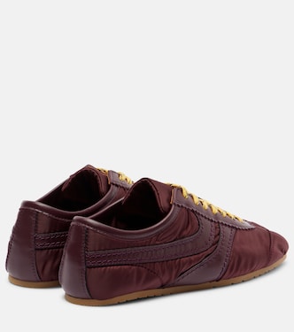 Leather-trimmed sneakers | Dries Van Noten