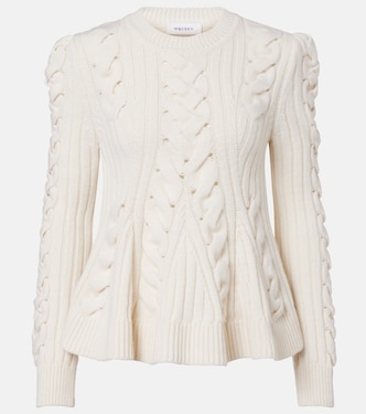 Cable-knit wool and cashmere sweater | McQueen