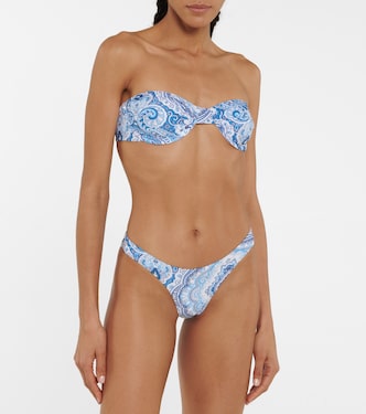 Top bikini a fascia Barbados con stampa | Melissa Odabash