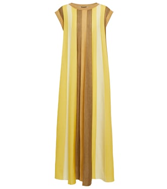 Abito midi Edinburgh in seta e cashmere | Loro Piana