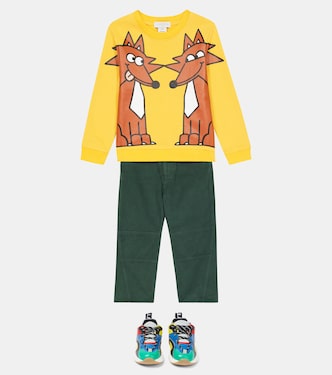 Printed cotton sweatshirt | Stella McCartney Kids