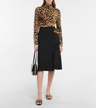 Tortoiseshell-print bodysuit | Stella McCartney