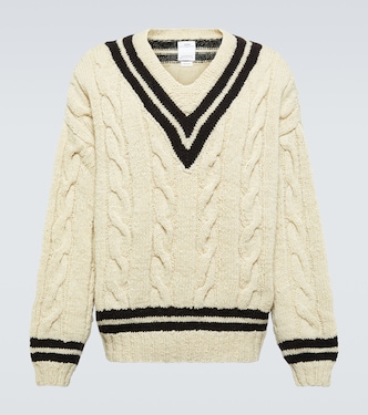V-Collegium cable-knit wool sweater | Visvim