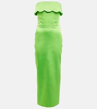 Robe bustier en satin | Rasario