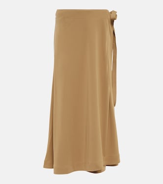 Falda wrap de jersey | Toteme
