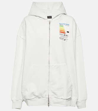 Sudadera de algodón con cremallera | Balenciaga