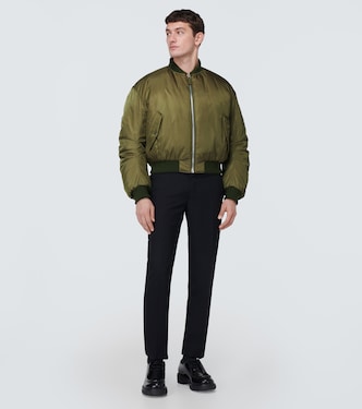 Veste doudoune bomber raccourcie en Re-Nylon | Prada