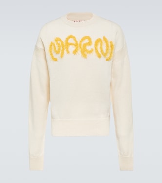 Pull en laine vierge à logo | Marni