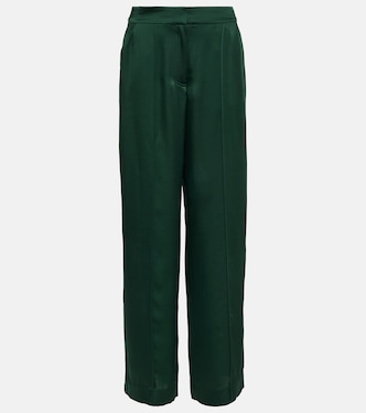 Kyra satin wide-leg pants | Simkhai