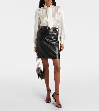 Blusa in raso di seta | Saint Laurent