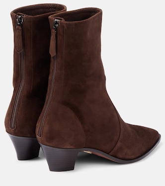 Ankle Boots Brunswick aus Veloursleder | Aquazzura