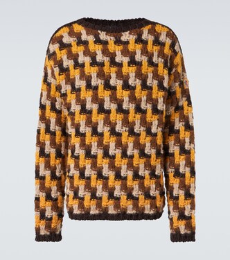 Woven alpaca and wool-blend sweater | Moncler Grenoble