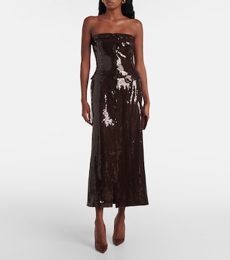 Sequined midi dress | Rotate