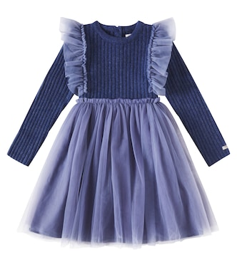 Bilie wool-blend dress | Donsje