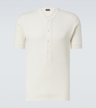Henley-Top aus einem Baumwollgemisch | Tom Ford
