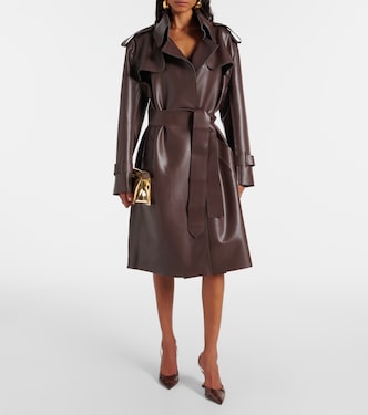 Trench in similpelle | Norma Kamali
