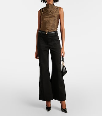 Top Mylie in lamé | Veronica Beard