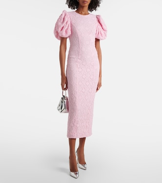 Vestido midi de encaje | Rotate