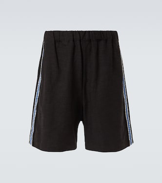 Shorts mit Häkelstrick | Commas