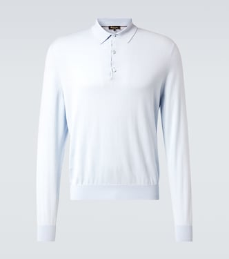 Loro Island cotton polo sweater | Loro Piana