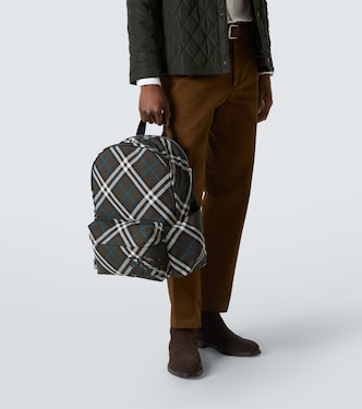 Sac à dos Burberry Check en toile | Burberry