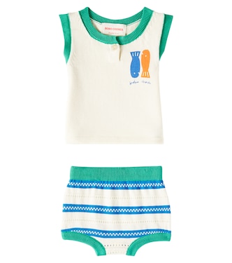 Baby - Top e culottes Lucky Fish in cotone | Bobo Choses
