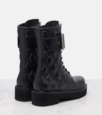 Schnürstiefel Quiltie 67 aus Leder | Valentino Garavani