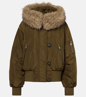 Jeanne faux fur-trimmed ski jacket | Goldbergh