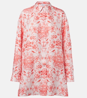 Camisa de seda estampada | McQueen