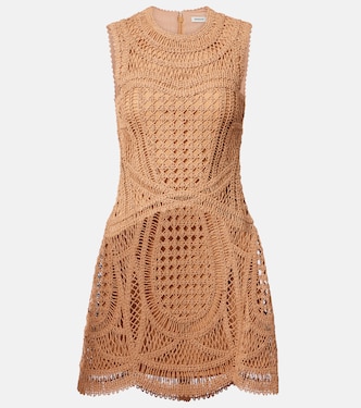 Coen raffia-blend minidress | Simkhai