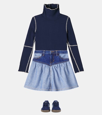 Rennie ribbed-knit T-shirt | Molo